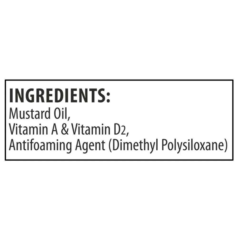 Dhara Kachi Ghani Mustard Oil 1 L (Pouch) Main Image 4