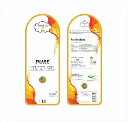 AweLiv Pure Olive Oil - 1 Ltr Main Image 2