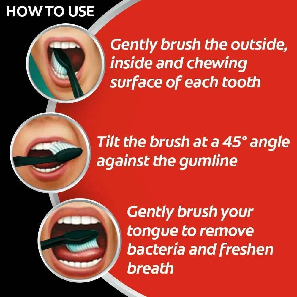 Colgate Slim Soft Charcoal (Soft) Toothbrush (Buy 2 Get 2 Free) Main Image 5