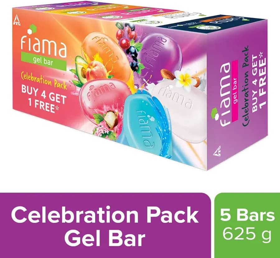 Fiama Celebration Pack Gel Bars 625G Main Image 5