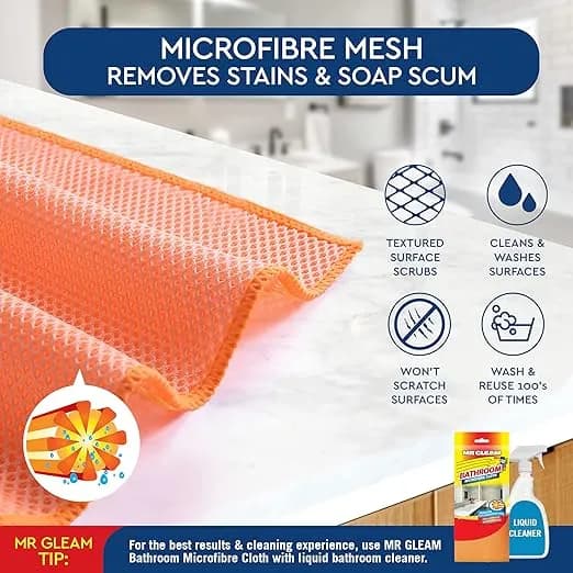 MR GLEAM MICROFIBRE BATHROOM CLOTH Main Image 2