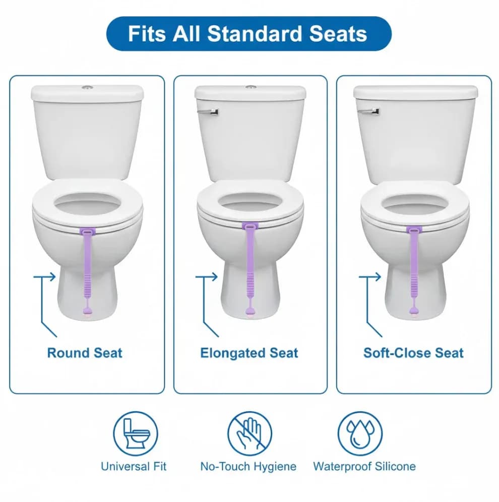Silicone Toilet Seat Lifter Band Main Image 5