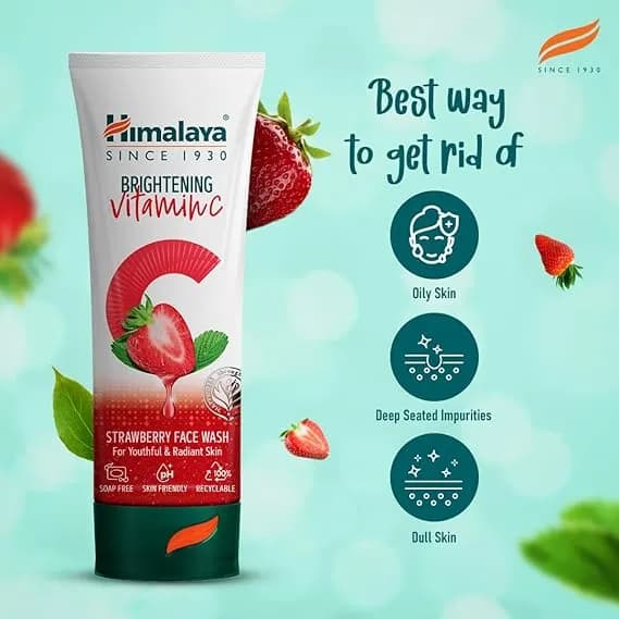 HIMALAYA STRAWBERRY FACEWASH 100ML Main Image 4