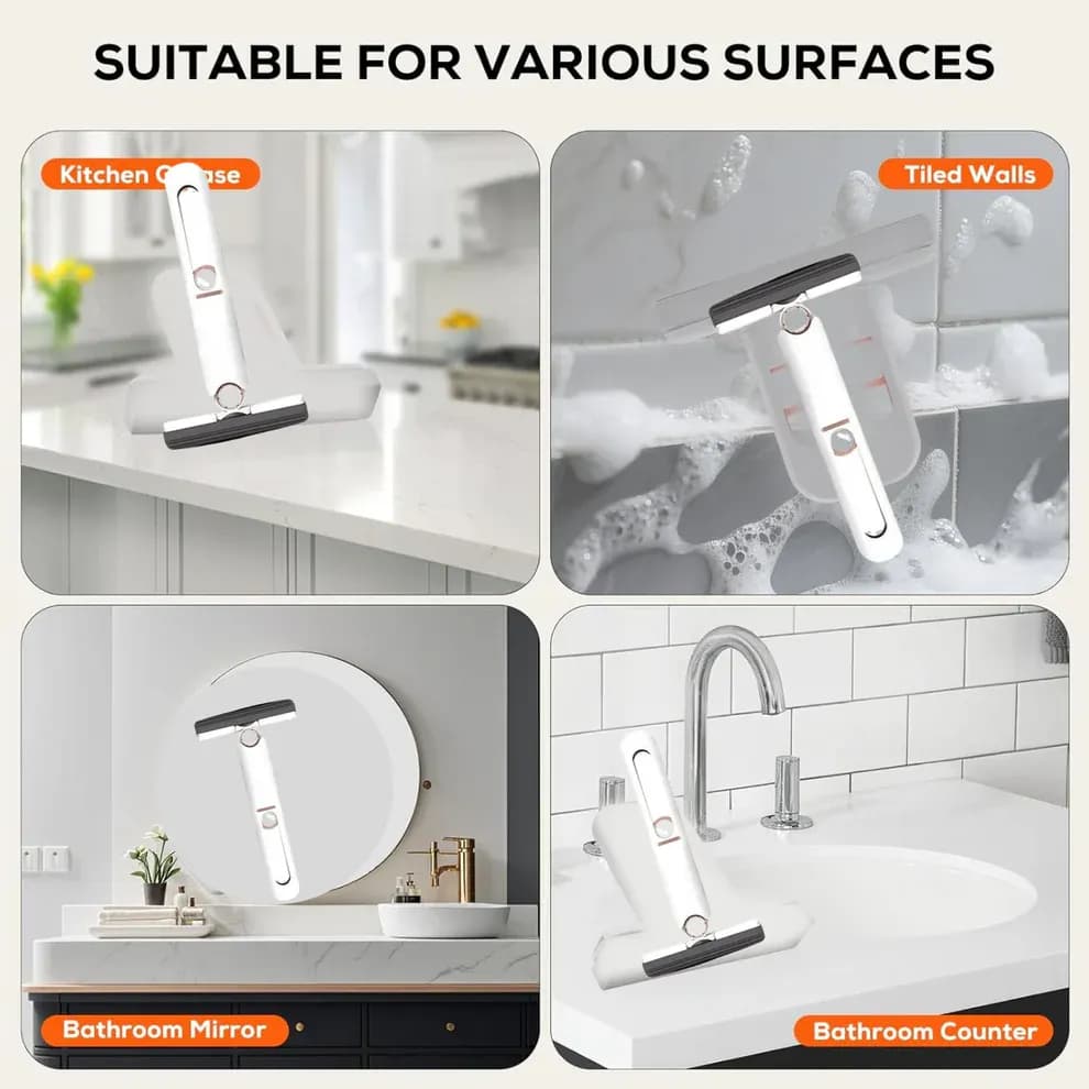 Portable Self-Squeeze Short Mop, with 1 Cotton Head Main Image 4