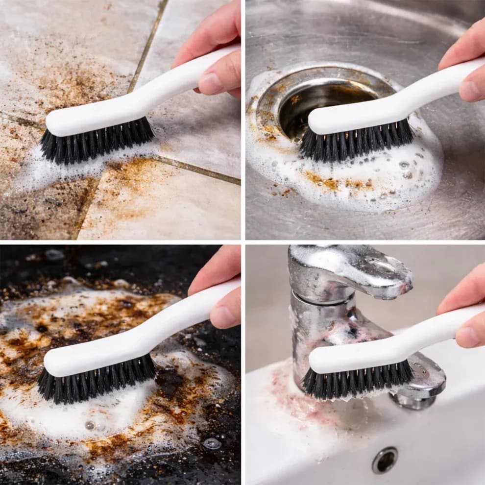 2 In 1 Multipurpose Cleaning Brush with Ergonomic Handle Main Image 3
