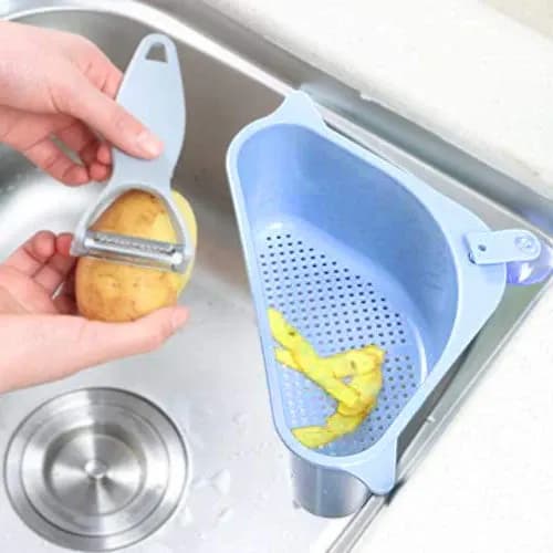 Triangular Multi Functional Drainer Shelf Sink Main Image 1