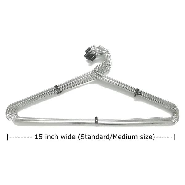 Stainless Steel Cloth Hanger (12 Pcs) Main Image 1