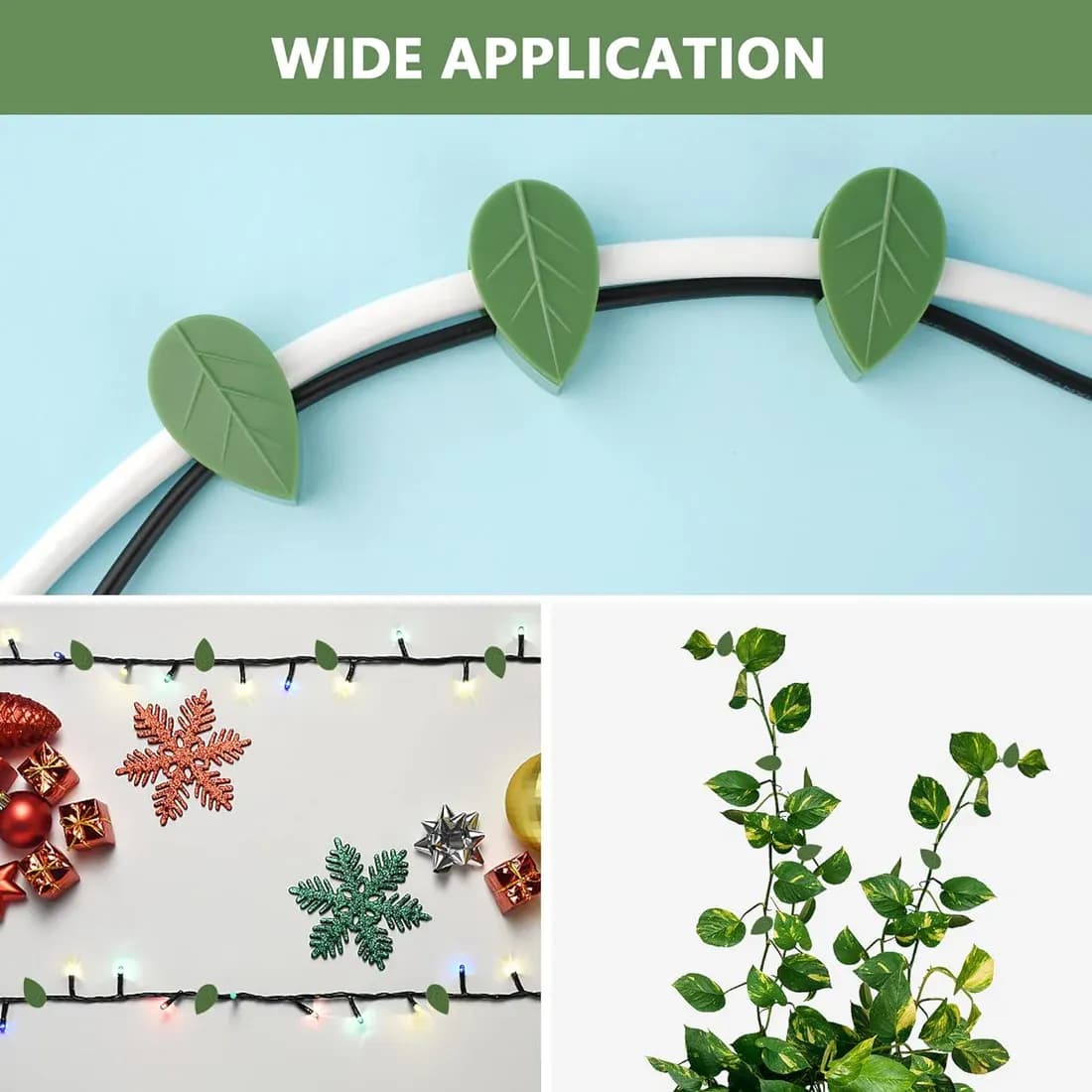Plant Climbing Wall Fixture Clip(10 Pcs Set) Main Image 1