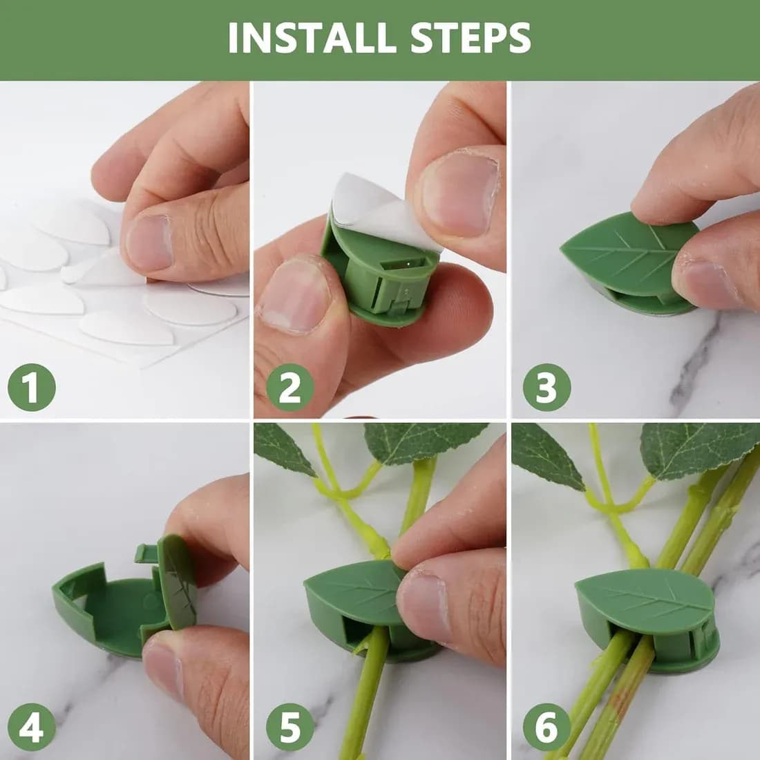 Plant Climbing Wall Fixture Clip(10 Pcs Set) Main Image 5