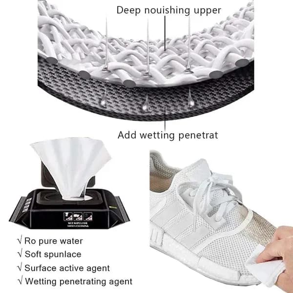 Shoe Cleaning Wet Wipes Main Image 2