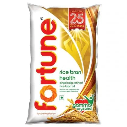 Fortune Physically Refined Rice Bran Oil 870 g Main Image 1