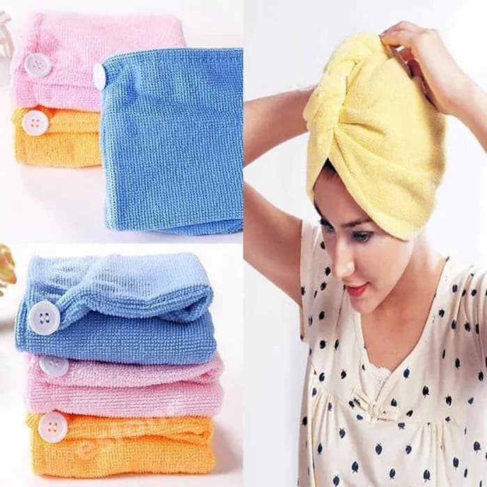 Hair-Drying Absorbent Microfiber Towel Main Image 1