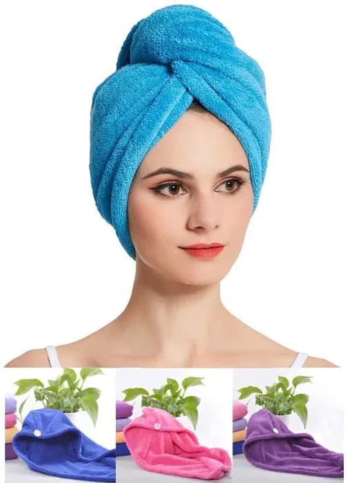 Hair-Drying Absorbent Microfiber Towel Main Image 4
