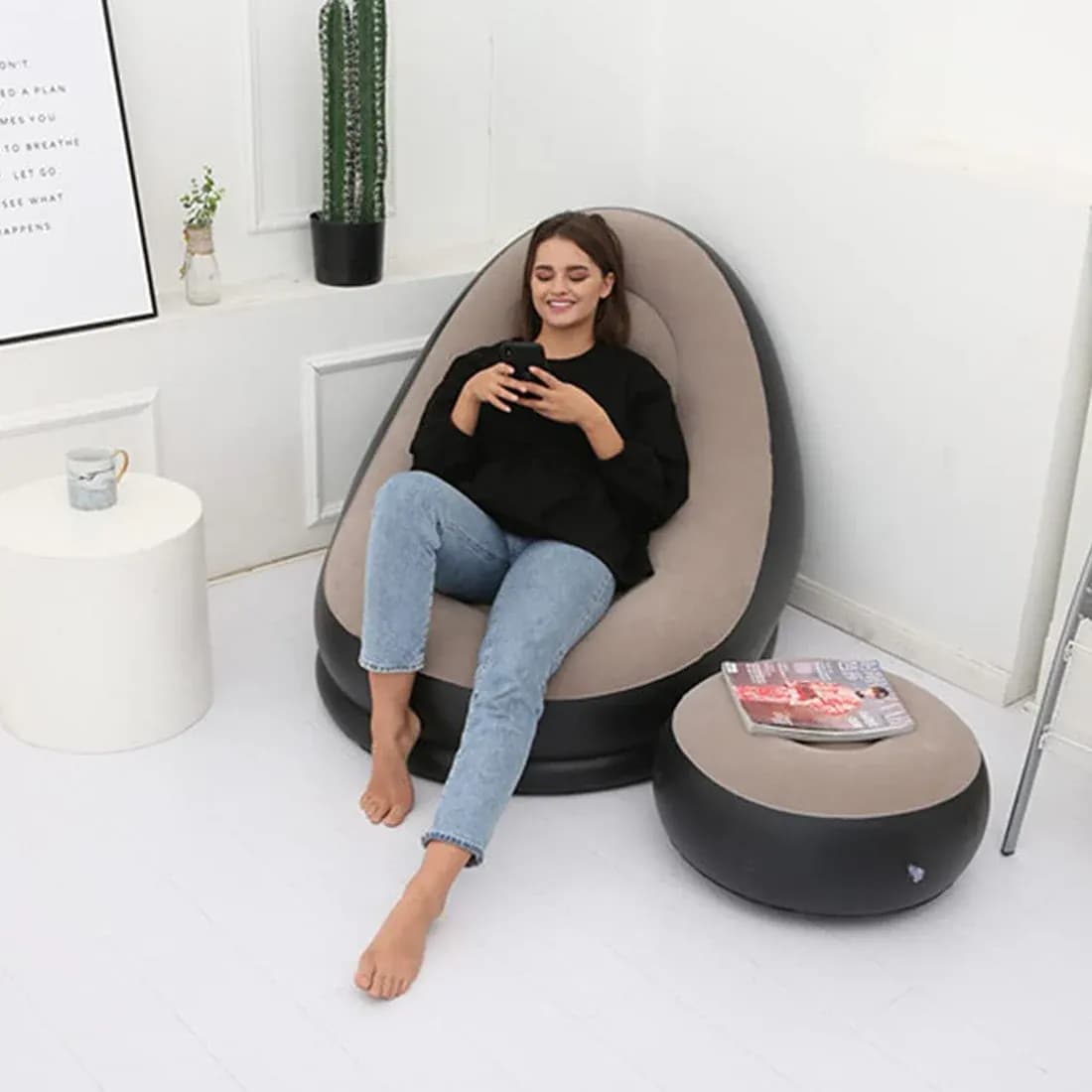 Portable Indoor/Outdoor Air Sofa, Couch Main Image 8