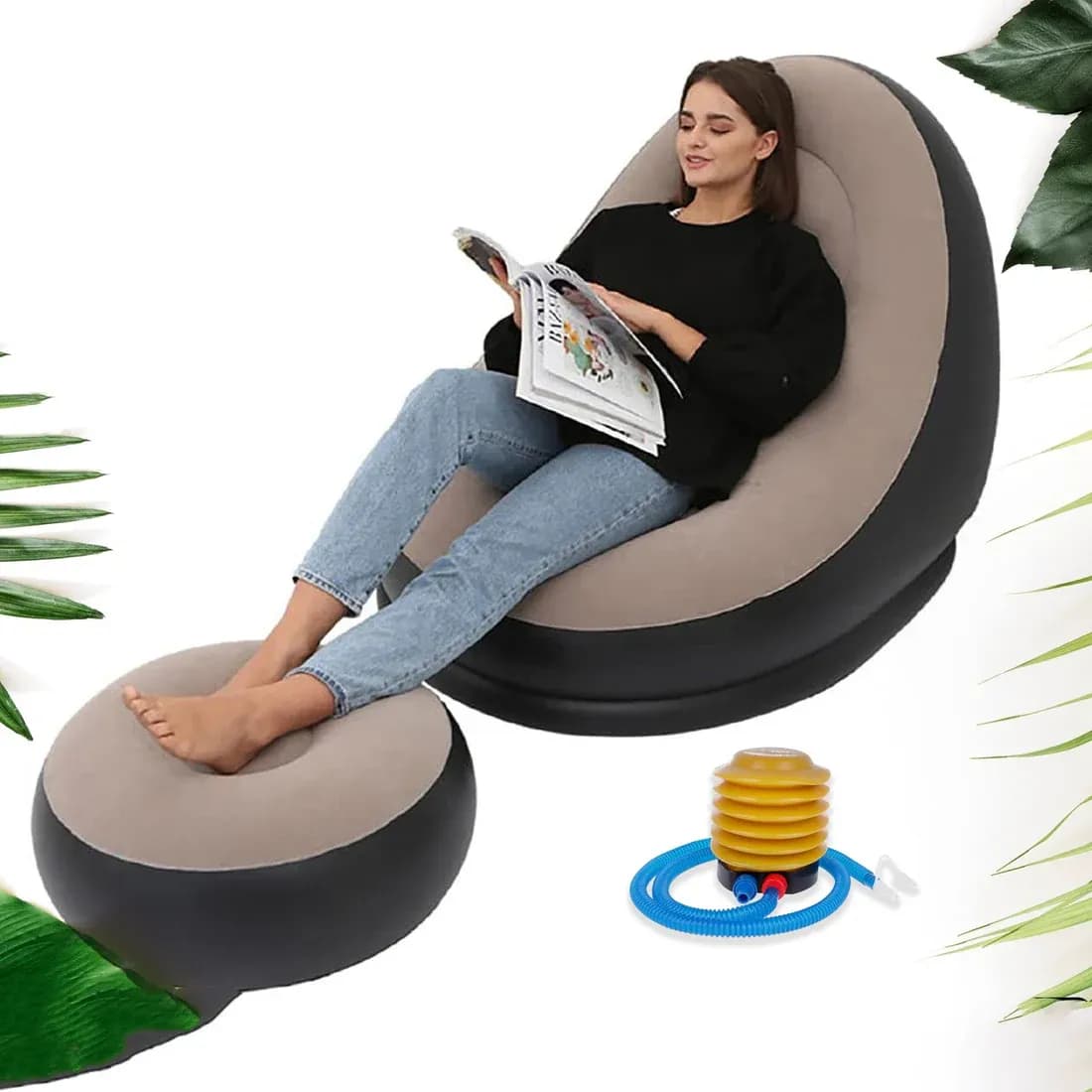 Portable Indoor/Outdoor Air Sofa, Couch Main Image 2
