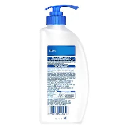 Head & Shoulders Anti-Dandruff Shampoo Smooth & Silky 650 ml Main Image 1