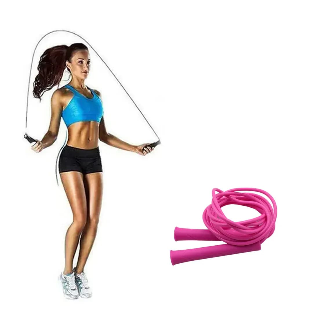 3m Plastic Adjustable Jump Rope Main Image 2