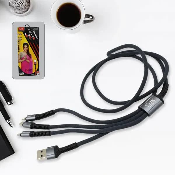 JK 3 In 1 Multi Super Fast Charging Cable Main Image 1