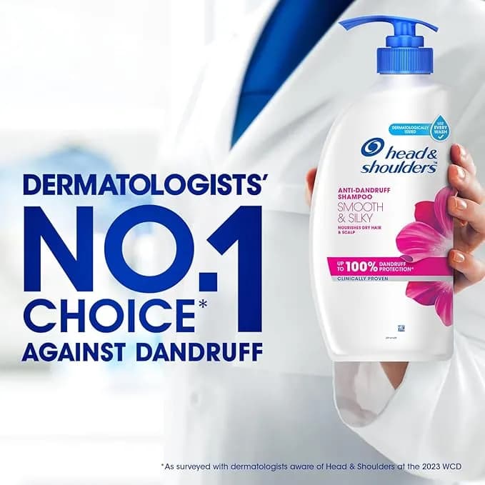 Head & Shoulders Anti-Dandruff Shampoo Smooth & Silky 650 ml Main Image 2