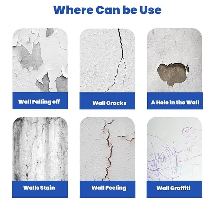 CARTREF Wall Repair Paste wall crack repair for repairing damaged wall mending agent wall crack filler hole filler putty paste waterproof Main Image 4