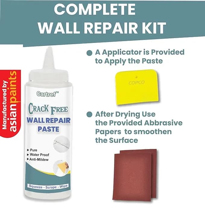 CARTREF Wall Repair Paste wall crack repair for repairing damaged wall mending agent wall crack filler hole filler putty paste waterproof Main Image 2