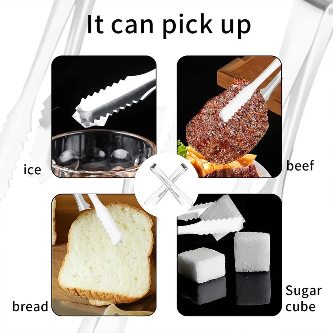 Tong For Lifting Ice Cubes, Sugar Cubes Main Image 5