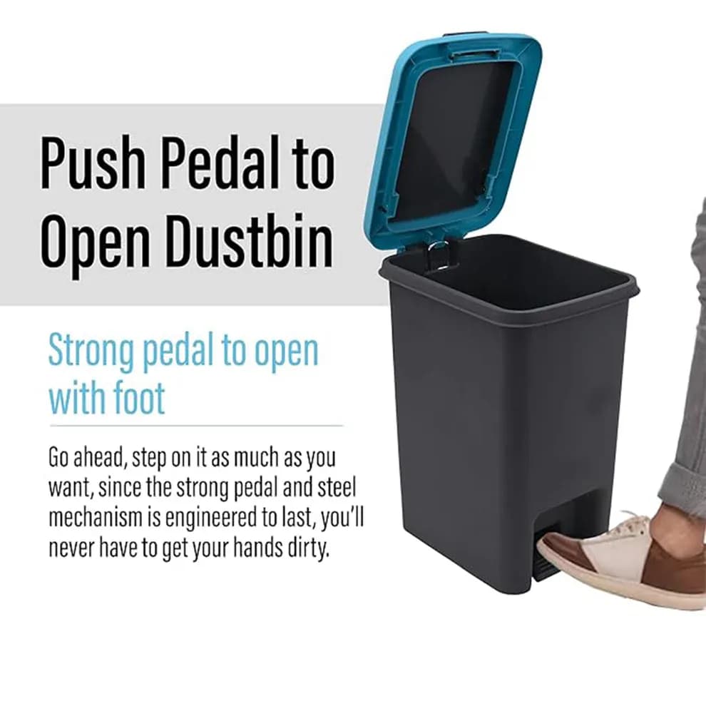 Push N Pedal Dust Bin 6.5 Liters Main Image 2