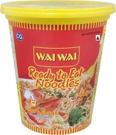 WAI WAI RTE CHICKEN CUP NOODLES 70G Main Image 2