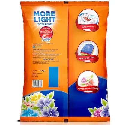 Morelight Extra Power Detergent Powder 4kg Main Image 2