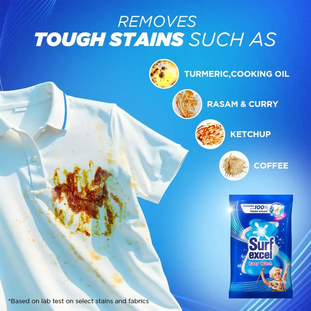 Surf Excel Easy Wash Detergent Powder - 1 kgs Main Image 4