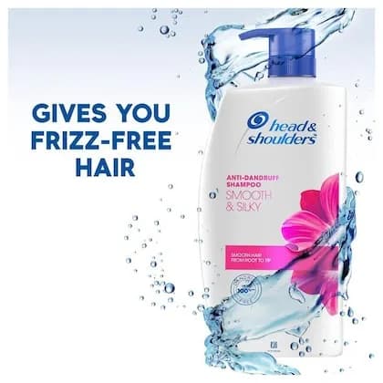 Head & Shoulders Smooth and Silky Anti-Dandruff Shampoo 1 L Main Image 2
