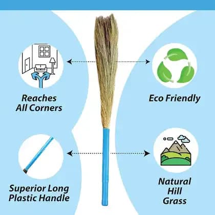 HOMEONE GRASS BROOM 1U Main Image 2