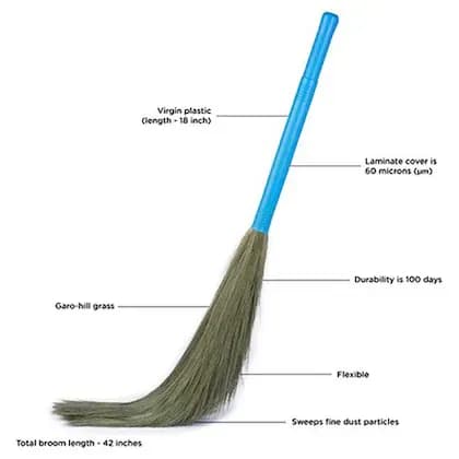 HOMEONE GRASS BROOM 1U Main Image 5