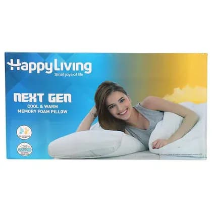 HAPPY LIVNG MEMORY FOAM PILLOW NEXT GEN 40X60CM Main Image 5