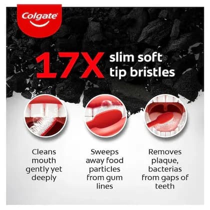 COLGATE SLIM SOFT CHORCOAL BRUSH BUY 2 GET 2 FREE Main Image 3