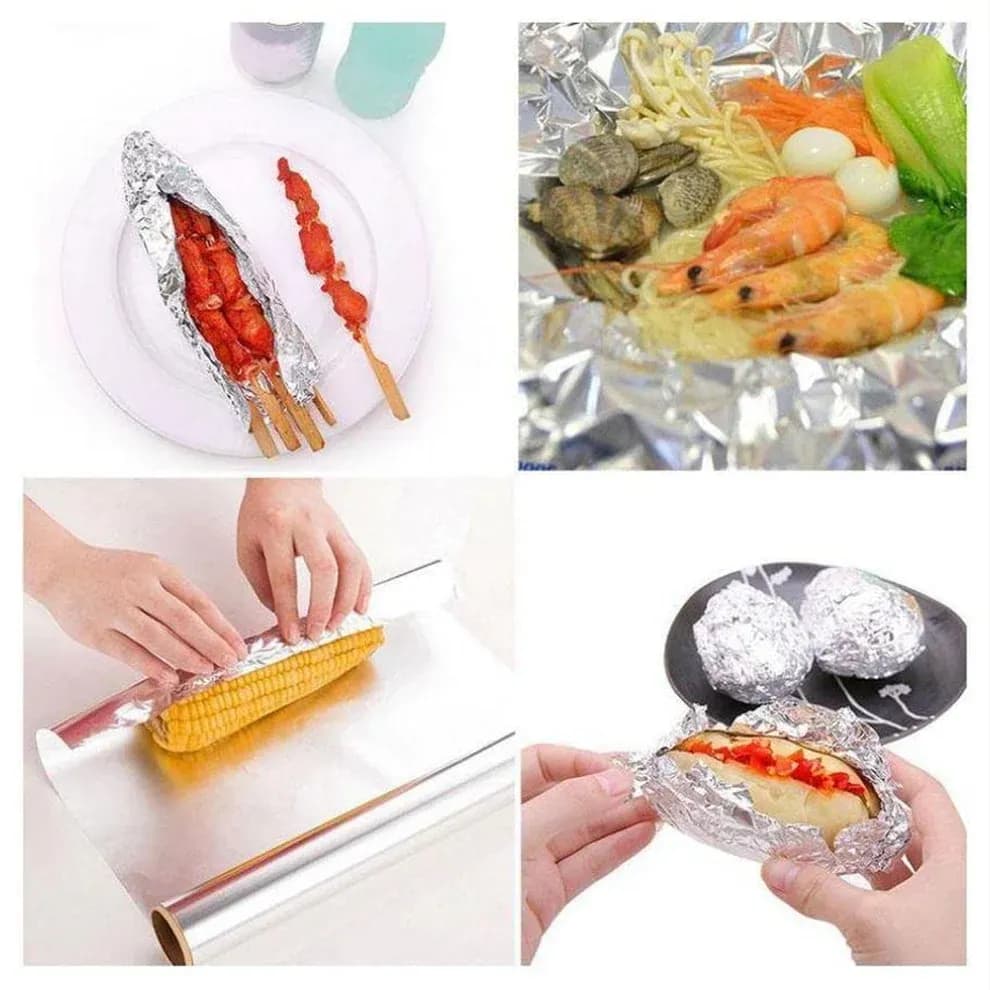 Premium Aluminium Foil Paper Roll (18 Mtr) Main Image 6