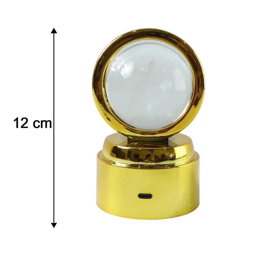 3D Crystal Ball LED Decorative Night Lamp with Goddess Design Main Image 4