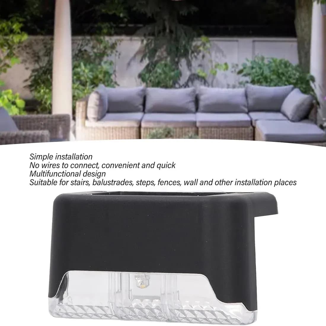 4-Piece Solar Waterproof Garden lights Main Image 3