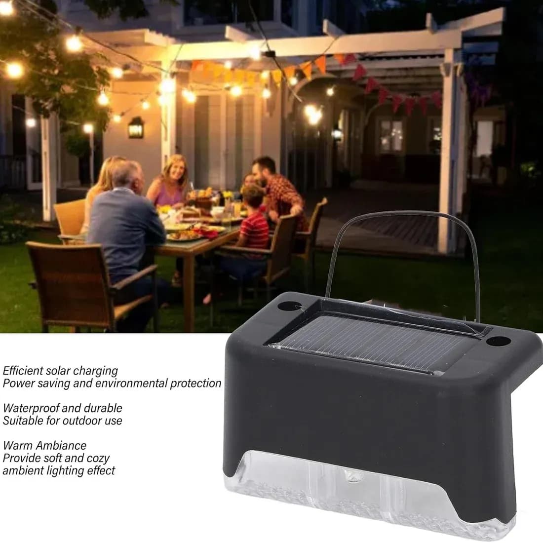 4-Piece Solar Waterproof Garden lights Main Image 4