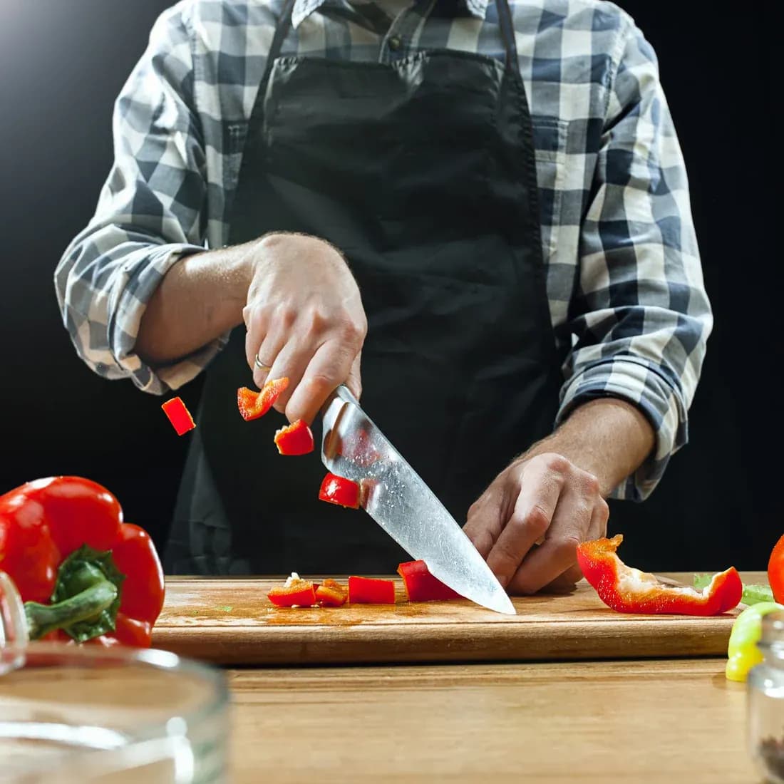 Thick Wooden Bamboo Kitchen Chopping Board Main Image 3