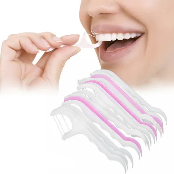 Oral Care Dental Floss Toothpick Sticks Main Image 3