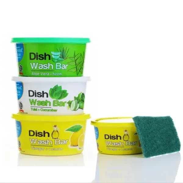 Fresh Mix Flavor Round Dishwash Bar With Super Scrubber Main Image 5