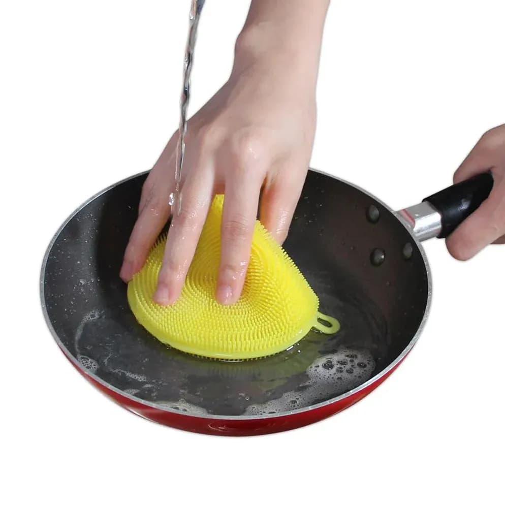 Silicon Dish Scrubber Sponge Main Image 3