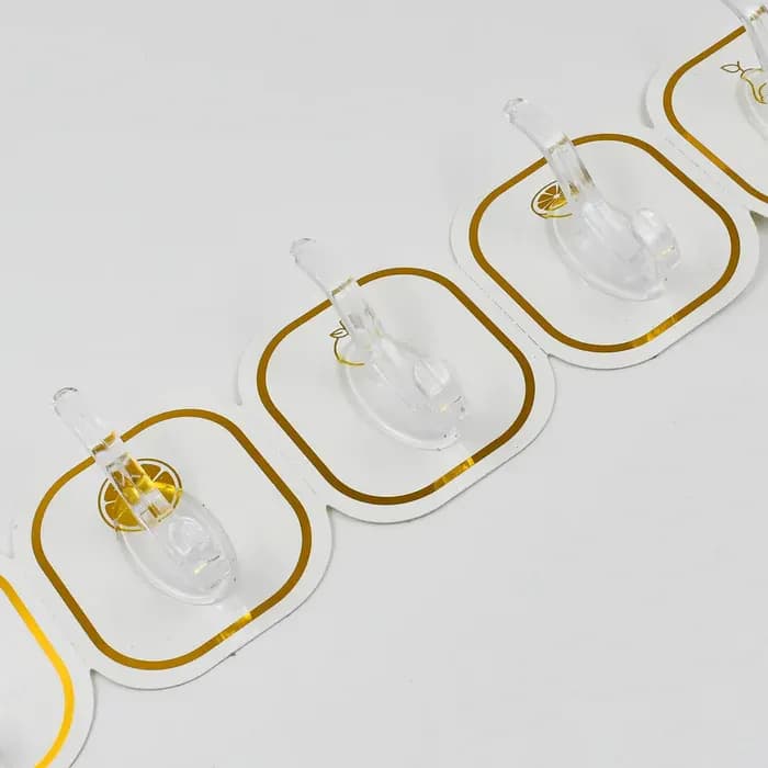 TRANSPARENT ADHESIVE WALL HOOK (6 PCS SET) Main Image 3