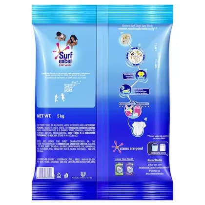 Surf Excel Easy Wash Detergent Powder 5 kg Main Image 3